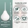 Anal Douche Bottles Kit Reusable - Enema Bulb Douche , Travel Anal Cleaner Enema Bulb for Men Colon Cleansing,224ml (White) view 2