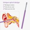 1 Pack 6 Pcs Ear Wax Removal Kit, Ear Pick Earwax Removal Tool, Ear Cleaning Kit, Ear Cleaner (Purple) (1) view 3