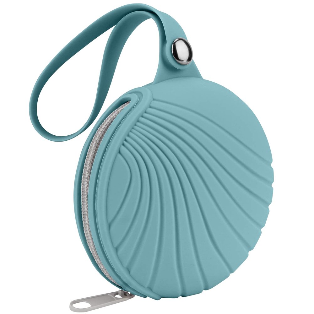 Desing Wish Menstrual Cups Case Storage Bag Travel Period Cup Carrying Pouch Washable Leak-proof Silicone Bag for Menstrual Cup, Tampons, Keys and Other Small Items (Light Green)