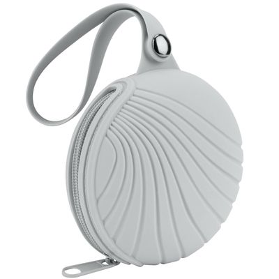 Desing Wish Menstrual Cups Case Storage Bag Travel Period Cup Carrying Pouch Washable Leak-proof Silicone Bag for Menstrual Cup, Tampons, Keys and Other Small Items (Grey)