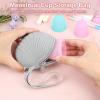 Desing Wish Menstrual Cups Case Storage Bag Travel Period Cup Carrying Pouch Washable Leak-proof Silicone Bag for Menstrual Cup, Tampons, Keys and Other Small Items (Grey) view 2