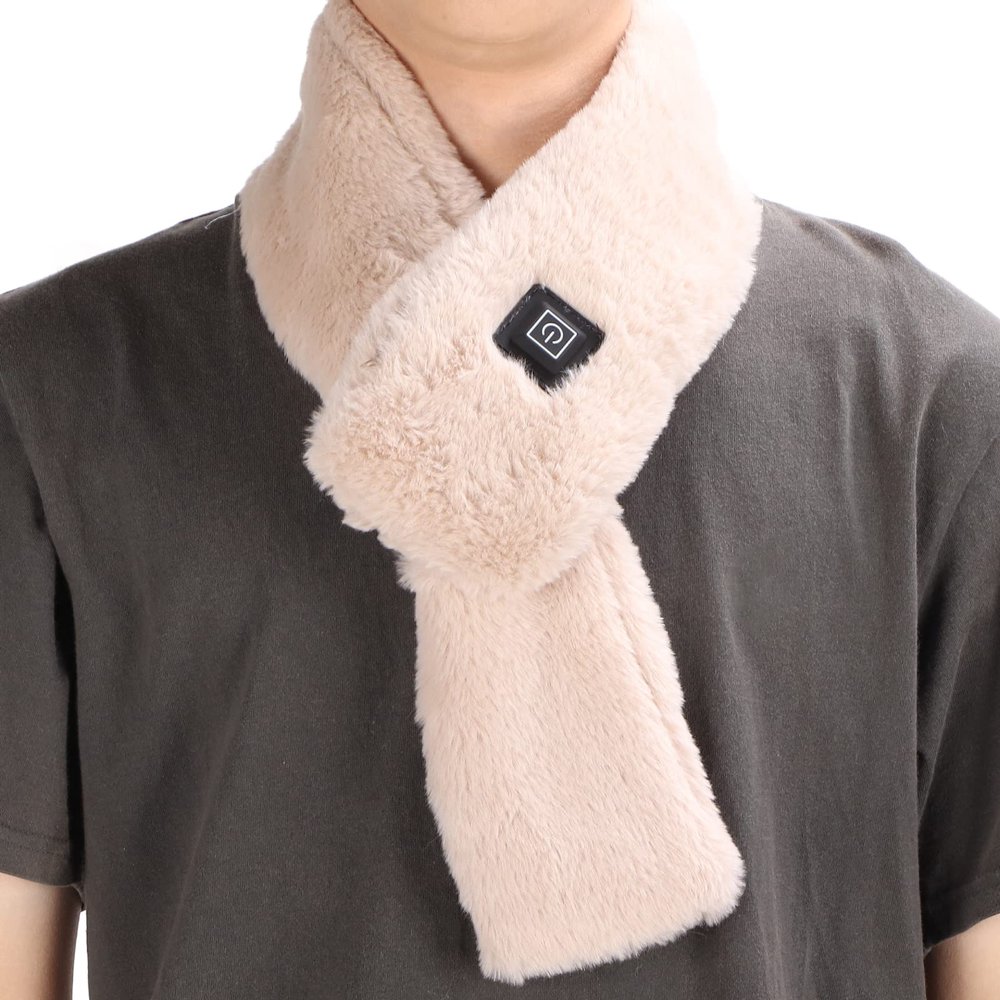 Pilipane USB Electric Heated Shawl, Heated Blanket, Electric Heated Scarf Winter Indoor Outdoor 3 Gears Temperature Adjust Heating Neck Wrap for Hiking Car Office Home