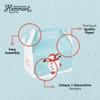 Hammont Snowman Party Favor Treat Boxes - 10 Pack Easy Assemble Themed Gable Boxes, Cookie Box for Gift Giving, Baby Shower Favors, Birthday & Holiday Dcor 6.25x3.75x3.5 Inches view 4