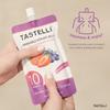 Tastelli Konjac Jelly Infused with Collagen & Vitamin C | Gluten Free, Sugar Free, Low Calorie | Vegan Drinkable Fruit Jelly Snack | Double Berry | 150mL x 10 Pouches view 4
