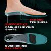 220+ lbs Plantar Fasciitis Insoles - High Arch Support - Strong Arch Orthotic Inserts - Work Boots and Shoes (XL,Green) view 2