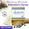 Ednberry Blueberry Lavender Premium Organic Elderberry Syrup Kit Makes 32 oz - Stronger Than Elderberry Gummies! view 2
