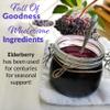 Ednberry Blueberry Lavender Premium Organic Elderberry Syrup Kit Makes 32 oz - Stronger Than Elderberry Gummies! view 4
