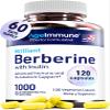 AgeImmune Berberine 1000mg Supplement Complex with Inulin Prebiotic - Each Capsule Contains Berberine 500mg - Doctor Formulated Supplements for High Absorption. view 1
