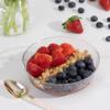 [30 Pack 16 OZ Bowls] Edge Collection Clear Plastic Party Bowls Premium heavyweight Elegant Disposable Tableware Dishes view 2