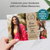 Let's Make Memories Personalized Graduation Announcements Class of 2026 or Any Year - Premium Quality Invitations - 5x7 - Custom Photo Cards & White Envelopes - Modern Laurel - 75 Cards view 2