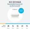XYMOGEN K2-D3 Max - Vitamin D3 K2 with 180mcg VIT K Per Capsule - Bioavailable Vitamin D 5000 IU (Cholecalciferol) with K2 MK-7 - Bone Health + Immune Support Supplement (60 Capsules) view 3