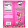 Push Pop Pink Valentine's Candy Lollipops, 10 Ct Individually Wrapped Lollipops in Pink Strawberry Flavor, Full Size, Fun Hard Candy For Birthday Parties, Valentine's Gifts, Goodie Bags, Party Favors view 2