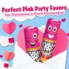 Push Pop Pink Valentine's Candy Lollipops, 10 Ct Individually Wrapped Lollipops in Pink Strawberry Flavor, Full Size, Fun Hard Candy For Birthday Parties, Valentine's Gifts, Goodie Bags, Party Favors view 4