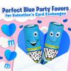 Push Pop Easter Blue Hard Candy Lollipops, 10 Ct Bulk Candy Individually Wrapped in Blue Raspberry Flavor, Lollipops For Easter Basket Stuffers, Party Favors, Treats and Gifts for Kids view 3