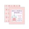 Personalized Princess Castle Birthday Party Gift Tags, Custom Cards view 1