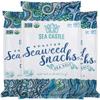 Sea Castle Organic Roasted Seaweed Snack with Sea Salt .18oz. (3 Pack) Gluten Free, Keto Friendly, Non GMO Verified, Kosher view 1