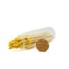 Chandler Studio Matches in a Jar | 60+ Matchsticks | Decorative Matchsticks with Strike Pad | Candle Match Holder Long for Fireplace | Match Bottle Cork Closing (Yellow, 4" Matches) view 2