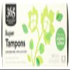365 by Whole Foods Market, Tampons with Cardboard Applicators, Super Absorbency, Made with Organic Cotton, Unscented, 14 Count view 1