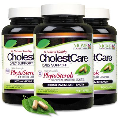 3 Bottles - Advanced Phytosterols, Beta-Sitosterol & Plant Sterols, 90 Count