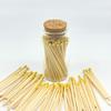 Chandler Studio Matches in a Jar | 60+ Matchsticks | Decorative Matchsticks with Strike Pad | Candle Match Holder Long for Fireplace | Match Bottle Cork Closing (Yellow, 3" Matches) view 4