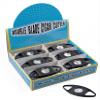 Prestige Import Group Black Plastic Guillotine Cigar Cutter - Cuts up to 54 Gauge - 24 Pack in Display Box view 1