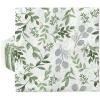 AnyDesign 80Pcs Greenery Eucalyptus Paper Napkins Disposable Green Leaves Luncheon Napkin Spring Guest Napkins Plants Dessert Dinner Hand Napkin for Birthday Wedding Baby Shower Supplies, 6.5 x 6.5 In view 1