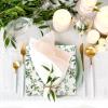 AnyDesign 80Pcs Greenery Eucalyptus Paper Napkins Disposable Green Leaves Luncheon Napkin Spring Guest Napkins Plants Dessert Dinner Hand Napkin for Birthday Wedding Baby Shower Supplies, 6.5 x 6.5 In view 4