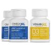 OmegaXL Joint Support Supplement - Natural Muscle/Immune Support, 60 Softgels (2 Pack) & VitaminXL D3 High Potency Daily Vitamin D 5000 IU 125mcg Supplement (30 Softgels) view 1