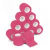 Kingwei 15 Pack 2 Inches X 5 Yards Self Adherent Cohesive Wrap Bandages,First Aid Tape,Elastic Self Adhesive Tape, Athletic,Sports wrap Tape,Bandage Wrap for Sports,Wrist,Pink Colour Athletic Tape view 2