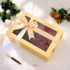 PACKQUEEN 5 Large Gold Gift Boxes with Windows, 13.5x9x4.1 Inches Clear Gift Boxes for Presents Contain Ribbons, Cards, Bridesmaid Proposal Boxes, Boxes with Magnetic Lids (Glossy Gold) view 4