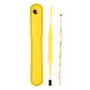 DOACT Ear Cleaner Set, Spring Ear Spoon Tools with Brush Stainless Steel Storage Bag Yellow view 1