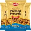 Haddar Gluten Free Pressed Honey Pretzels, 5oz (3 Pack) | Thin & Crisp, Low Calorie, Kosher for Passover view 1