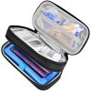 ProCase Insulin Cooler Travel Carrying Case, Portable Diabetes Cold Medication Organizer with Ice Brick, Upgraded Chill Pill Insulation Hard Bag for Insulin Pen Syringes Needle Kits Holder (Black) view 1