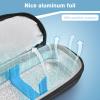 ProCase Insulin Cooler Travel Carrying Case, Portable Diabetes Cold Medication Organizer with Ice Brick, Upgraded Chill Pill Insulation Hard Bag for Insulin Pen Syringes Needle Kits Holder (Black) view 3