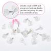 10 Pairs High Heel Shoes Replacement Tips Shoe Repair Stiletto Caps Heel Protector Dowels Women's U-Shape High Heel Cover view 3