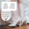 10 Pairs High Heel Shoes Replacement Tips Shoe Repair Stiletto Caps Heel Protector Dowels Women's U-Shape High Heel Cover view 4