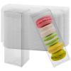 KEILEOHO 150 Pack Clear Favor Boxes, 2 x 2 x 6 Inch Rectangle Treat Boxes, Transparent Plastic Empty Gift Boxes Candy Boxes Transparent Present Box Containers for Macaron, Cookies, Chocolate view 1