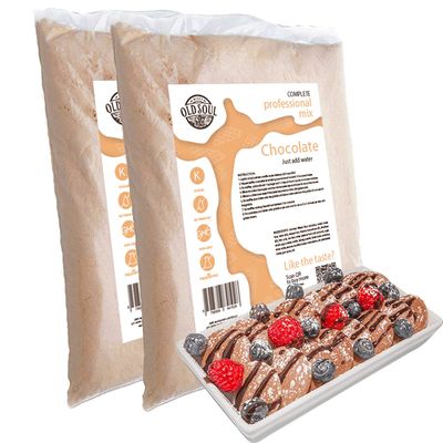 ALDKitchen Poffertjes Waffle Mix | Chocolate Flavour | Soy free | Nut free | Mini Dutch Pancake Batter (Chocolate, 10 Pound (Pack of 1))