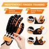 JBMBHC Auto Mirror Rehabilitation Robot Gloves Rechargeable Portable Cordless Hand Finger Therapy Trainer for Stroke Hemiplegia Relieve Hand Cramps Training Device (Right - L) view 3