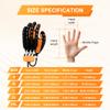 JBMBHC Auto Mirror Rehabilitation Robot Gloves Rechargeable Portable Cordless Hand Finger Therapy Trainer for Stroke Hemiplegia Relieve Hand Cramps Training Device (Left - M) view 2