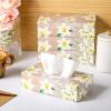 Yinder 12 Packs Facial Tissue Boxes 1560 Sheets Soft Facial Tissue Bulk for Teacher Classroom Spring 2 Ply 130 Sheets Disposable Travel Tissues Bulk for Weeding Car Household Kitchen(Fresh Lily) view 2