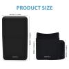 5-Hole King Size Pre-roll Cone Holder Case | Classic Black Pre Rolled Cone Storage Box view 2