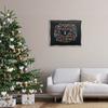 Stupell Industries Merry & Bright Poinsettia Wreath Floating Framed Wall Art, Design by Louise Allen Designs view 3