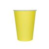 Jollity & Co Shade Paper Cups - 12-oz Party Cups in Banana Yellow - Pack of 8 Disposable Paper Cups - Easy to Mix and Match - Paper Cups to Suit All Occasions and Birthday Decorations view 1