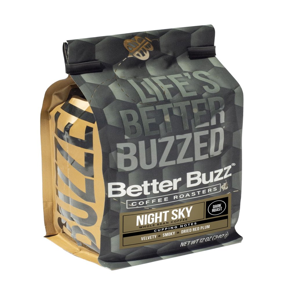 Better Buzz Night Sky Dark Roast Whole Bean Coffee 12oz.