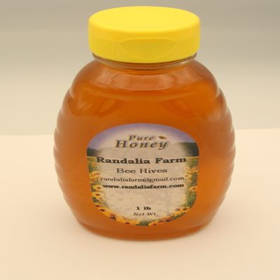 Raw Butter Bean Honey, 16oz, Randalia Bee Hives