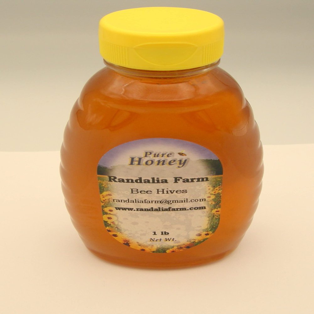 Raw Butter Bean Honey, 16oz, Randalia Bee Hives