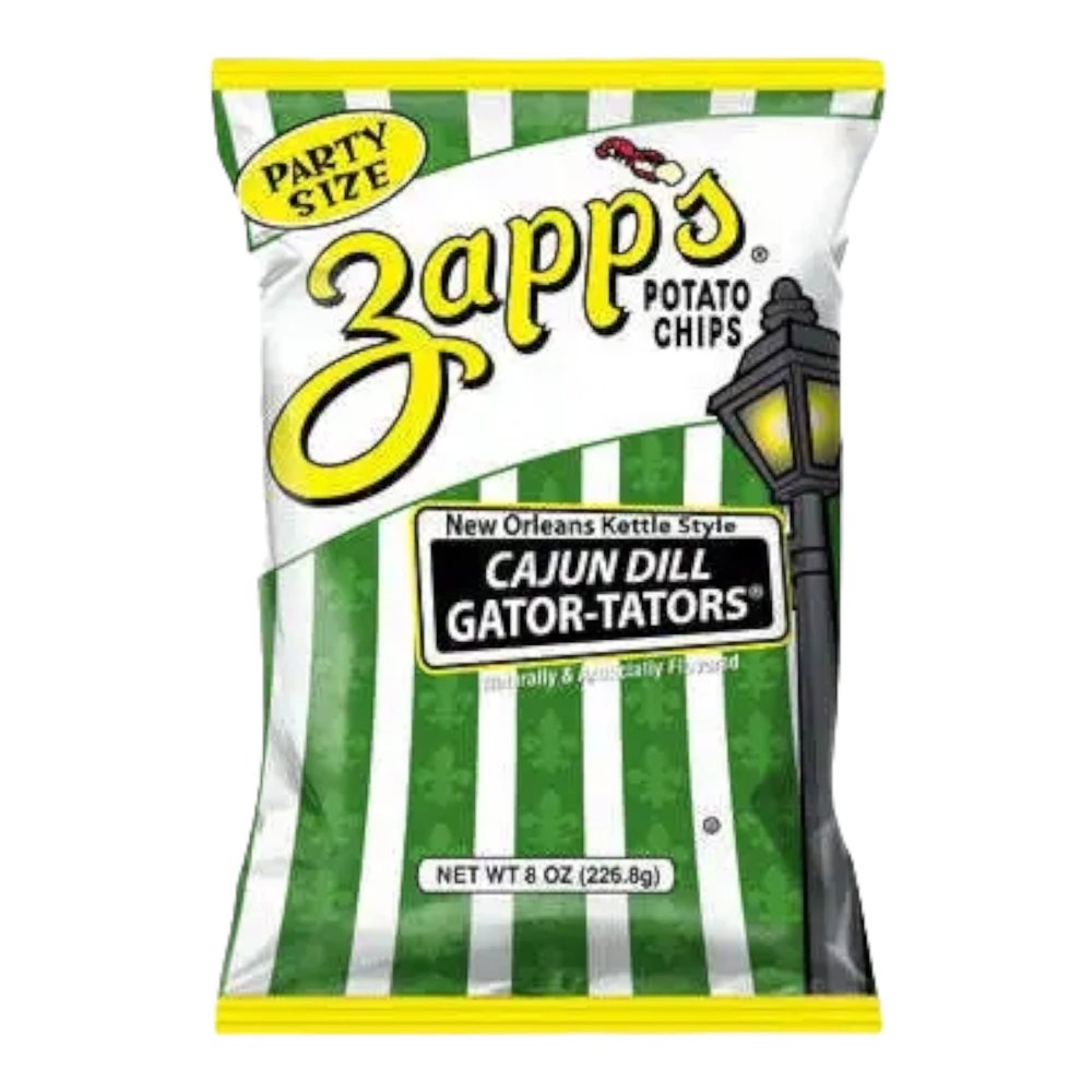 8 oz Zapps Cajun Dill Gatortators Kettle Chip (1pk)