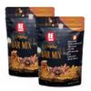 RESNACK Original Bar Mix  2 Pack (14 oz each)  Spicy Peanuts, Corn Sticks, Sesame Sticks, Mini Pretzels & Smoked Almonds  Kosher, Chips Alternative Snack view 1