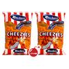 BOOMQQ Hawkins Cheezies Canadian Snacks 210g x2pk w BoomQQ Sticker, 0.04 Ounce (Pack of 1) view 1